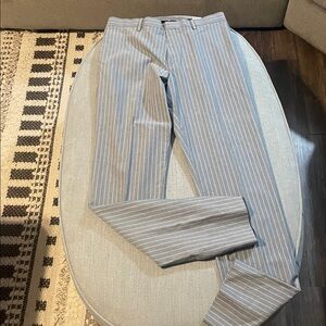Banana Republic Gray and White Checkered Pants 32x34